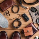 men-s-accessories-outfit-old-wood-background